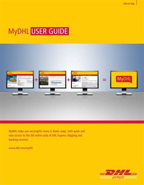 MyDHL User Guide.